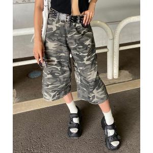 VIBGYOR ハーフパンツ パンツ 短パン 「LAMPOON」迷彩カーゴハーフ