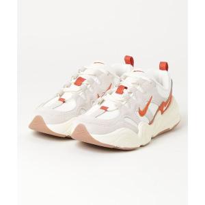 「NIKE」 ローカットスニーカー 24.5 クリーム レディース