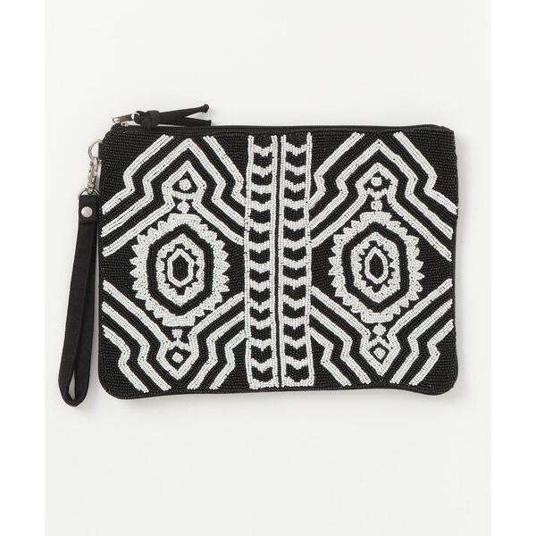 クラッチバッグ パーティーバッグ 「Swaraj/スワラージ」ビーズクラッチ（手刺繍ビーズ） レディ...