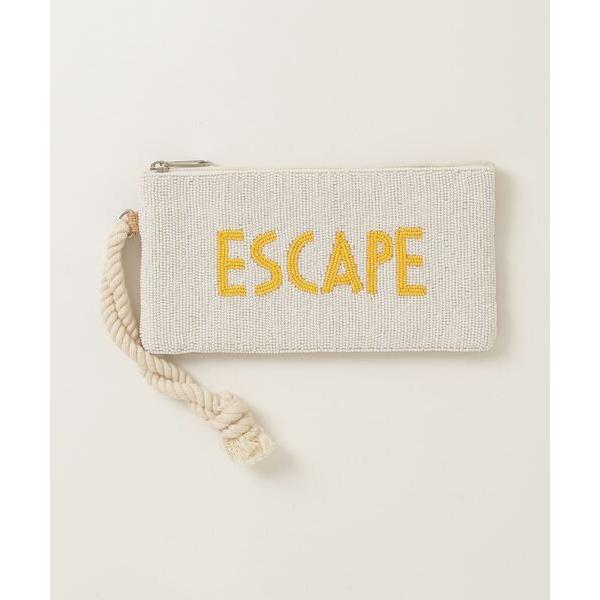 ポーチ 「Swaraj/スワラージ」ビーズレターポーチ（手刺繍ビーズ） レディース メンズ