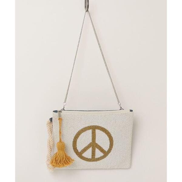 クラッチバッグ パーティーバッグ 「Swaraj/スワラージ」ビーズ2WAYクラッチ（手刺繍ビーズ）...