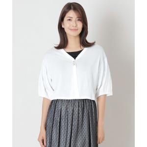 カーディガン UVビジューボレロ レディース