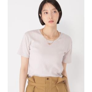 tシャツ 「daily CLIP」コンパクトリブTシャツ レディース