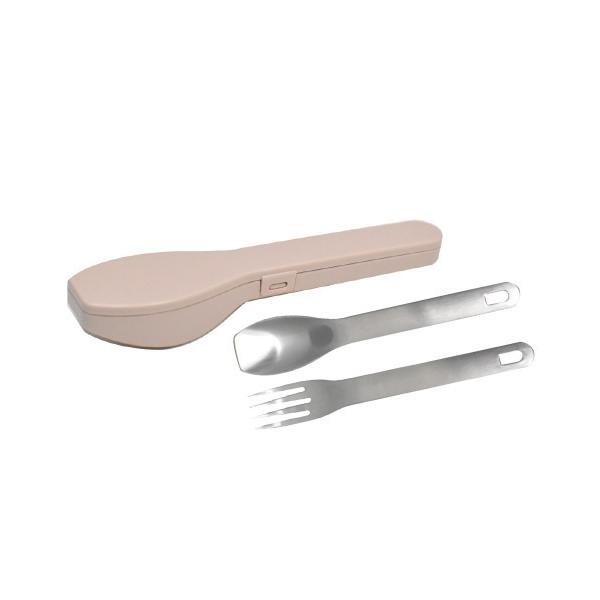 カトラリー ランチカトラリー フォーク／スプーンセット ケース付き