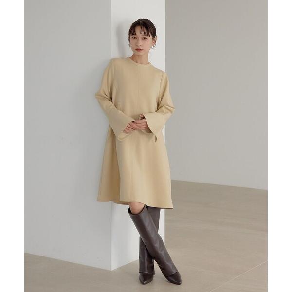 ワンピース 「EMMEL REFINES」EM キリカエ Aライン ミニ ワンピース