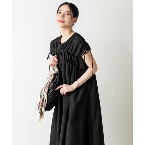 ワンピース コードアレンジで魅せる、ビスチェ風デザインが主役。ふんわりシルエットで今っぽく着こなすシ...
