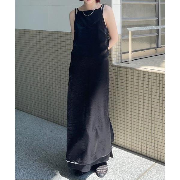 ワンピース 2WAY SHEER LAYERED CAMI DRESS