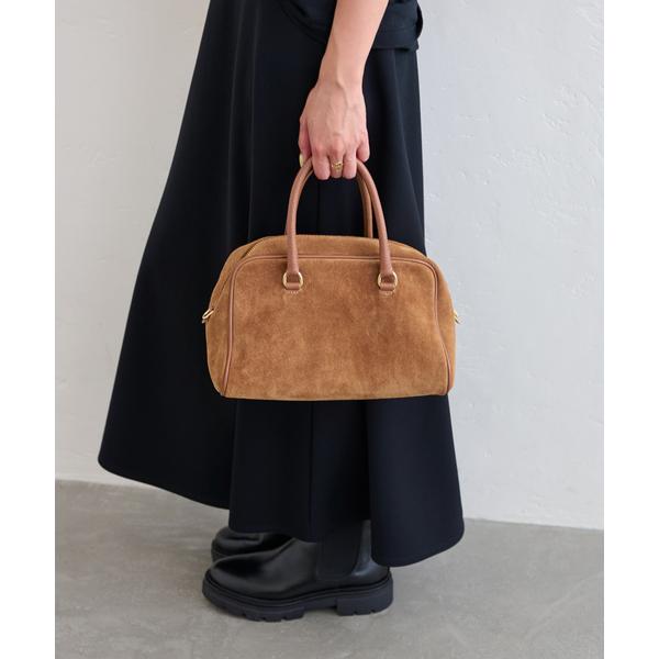 ボストンバッグ 「WEB限定/追加」AULENTTI /オウレンティSUEDE BOSTON BAG...