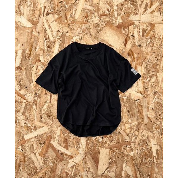 tシャツ BIGシルエット　無地半袖ヘムT キッズ 子供服