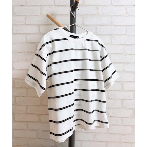 tシャツ ボーダーBIGシルエット 半袖T キッズ 子供服