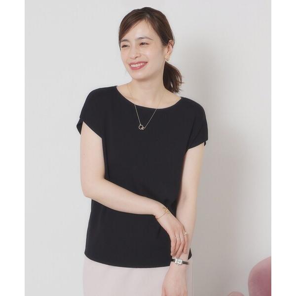 ニット セーター 「接触冷感／手洗い可」フレンチスリーブニット レディース