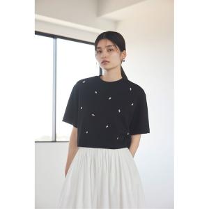 NOTRE emor（ノートルエモア） ブラウス シャツ asymmetry tulle tops