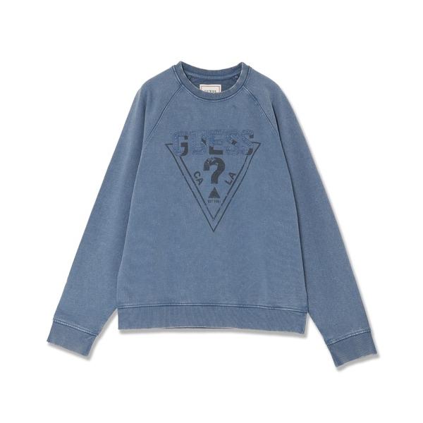 トレーナー スウェット DAVIS Terry Washed Crew スウェット メンズ