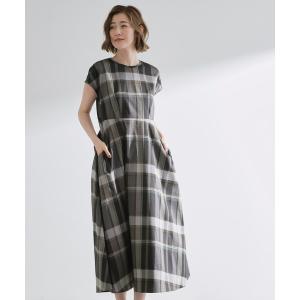 ワンピース 秋を先取り!ビッグチェック フィット...の商品画像