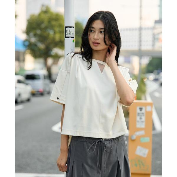 tシャツ 「残りわずか！」シルケットオーバーサイズTシャツ｜ウォッシャブル/半袖/オフィスカジュアル...