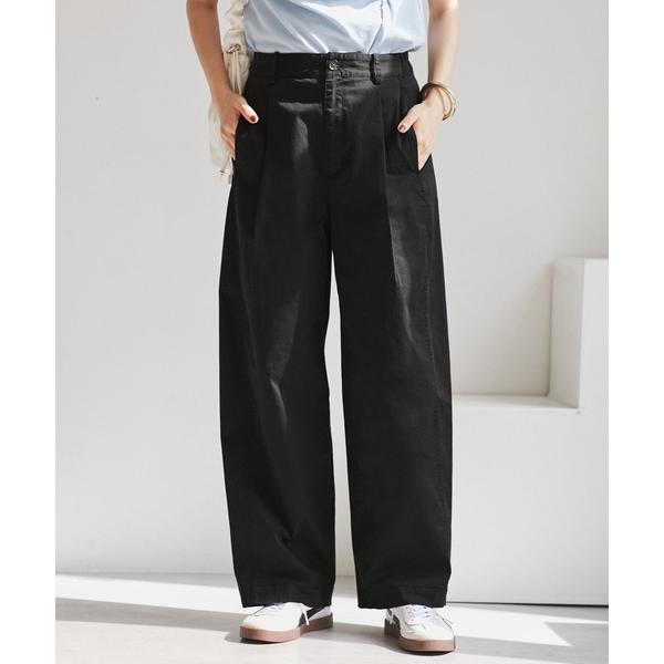 パンツ バレルシルエットコットンパンツ レディース