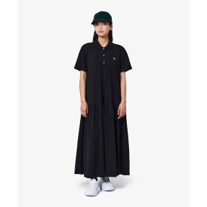 LACOSTE（ラコステ） 鹿の子地 ピケ ローウエスト ポロドレス LACOSTE