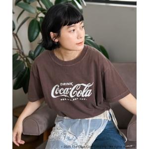 tシャツ Coca-Cola Logo T-shirt/コカ・コーラ ロゴTシャツ レディース