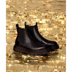 ブーツ 「A|X アルマーニ エクスチェンジ」ボリュームソール レザー チェルシーブーツ メンズ