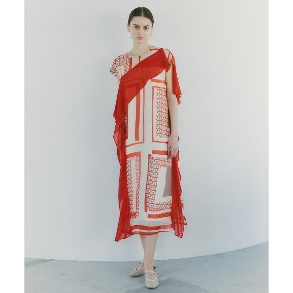 ワンピース メディタラニアンプリントワンピース