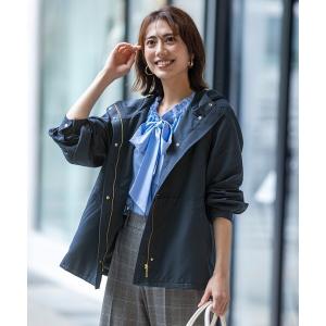 ブルゾン アウター 「撥水・洗える」フーディショート ブルゾン レディース