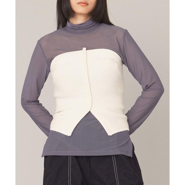 ニット セーター KNIT BUSTIER レディース