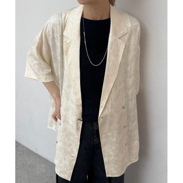ジャケット テーラードジャケット SUMMER JACQUARD OVER SHIRT JACKET...