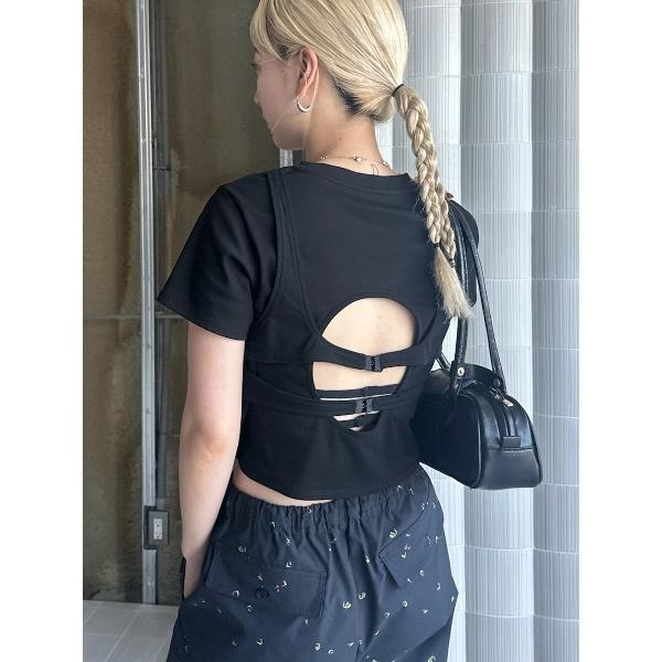 tシャツ BACK HOLE TEE レディース