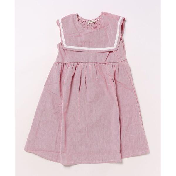 ワンピース コードレーンセーラーワンピース キッズ 子供服 女の子
