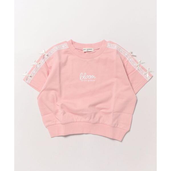 tシャツ ミニ裏毛袖ラインＴシャツ キッズ 子供服 女の子