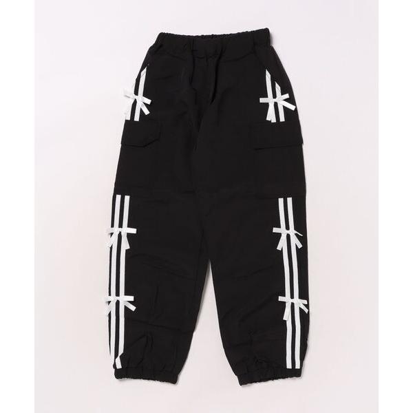 パンツ ワッシャー脇ラインパンツ キッズ 子供服 女の子