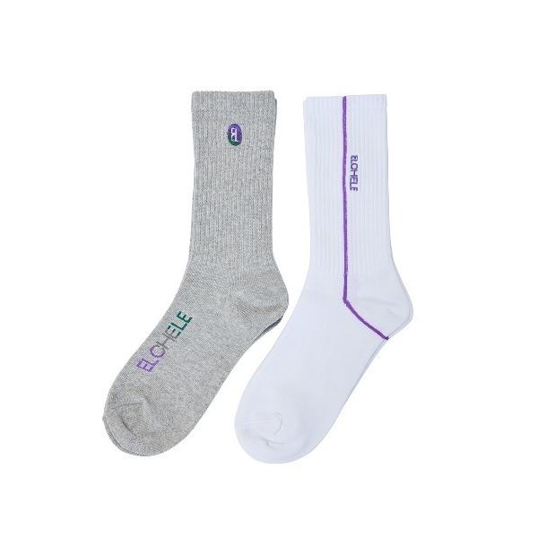 靴下 ELCHELE RIB SOCKS レディース
