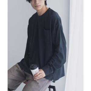 tシャツ 「NAVY/ネイビー」UVカット ドライ 接触冷感 タフラクポケット付き長袖Tシャツ メンズ｜ZOZOTOWN Yahoo!店