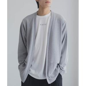 アンサンブル NAVY 着流しカーディガンサンブル「UVカット」