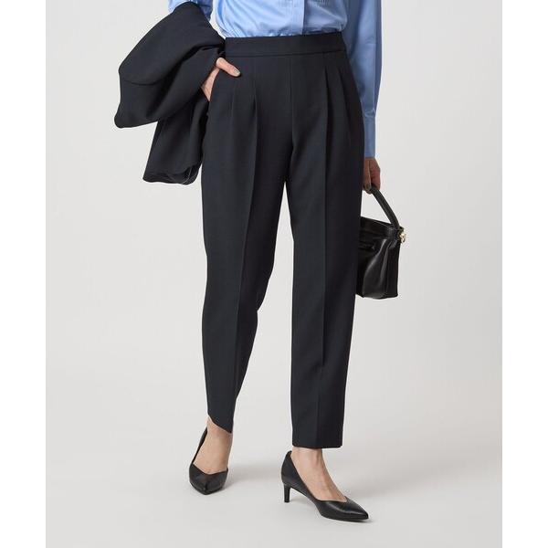 スラックス パンツ 「size SHORT/TALLあり」ダブルクロス テーパード パンツ ウォッシ...