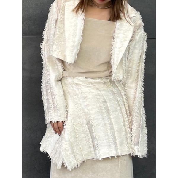 ジャケット テーラードジャケット STRIPE JQ SEPARATE JACKET レディース