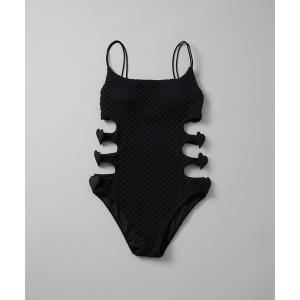 水着 QUILT HEART THREE HOLES ONEPIECE レディース