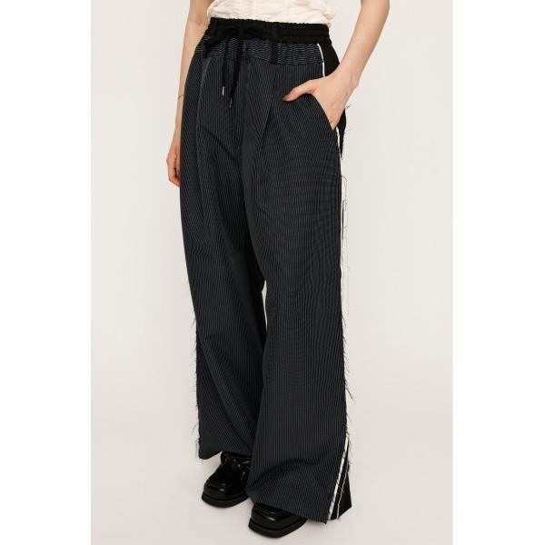 スラックス パンツ TWO TONE REMAKE LIKE PANTS ツートーン リメイクライク...