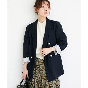 コート アウター ダブルブレストジャケット レディース