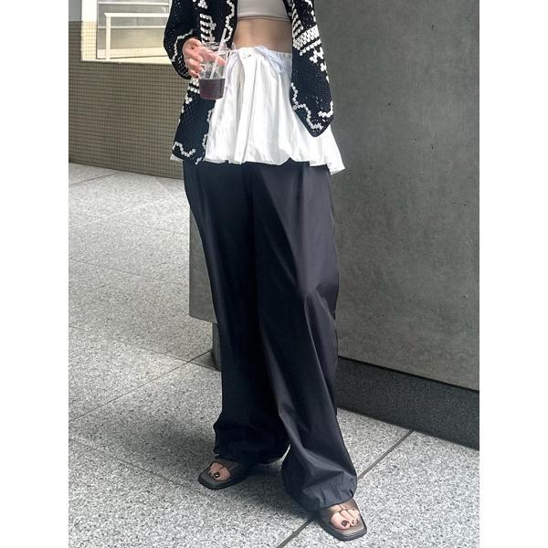 スラックス パンツ FILMY WIDE STRAIGHT PANTS レディース