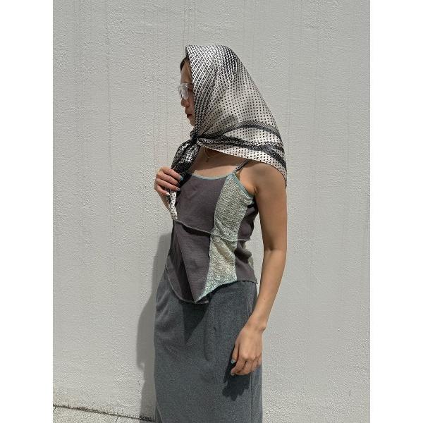 キャミソール MULTIPLY LACE×RIB CAMI