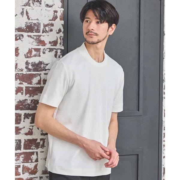 tシャツ シルケットスムースクルーネック ジャケT メンズ