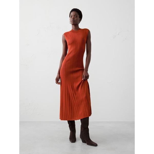 ワンピース BANANA REPUBLIC FACTORY STORE　　リブニット マキシワンピー...