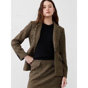 ジャケット テーラードジャケット BANANA REPUBLIC FACTORY STORE　　チェック柄 テーラードジャケット レディース