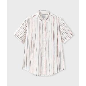 PS Paul Smith シャツ マルチカラーボタン デニム半袖シャツ / 152301