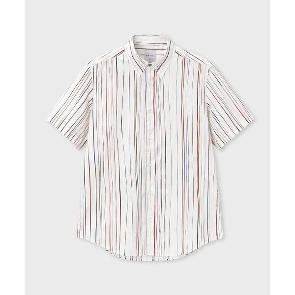 シャツ “Signature Pinstripe” 半袖シャツ「253354 127Y」 メンズ