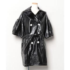 「lilLilly」 トレンチコート FREE ブラック レディース