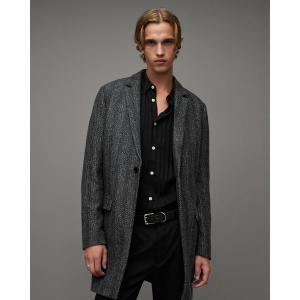 「ALLSAINTS」 チェスターコート 38 ブラック メンズ