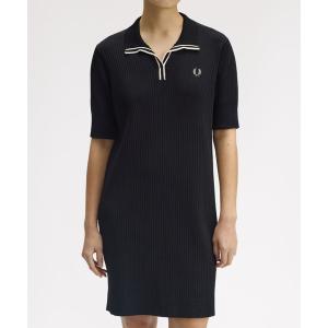 FRED PERRY（フレッドペリー） ワンピース Ribbed Knitted Polo Shirt