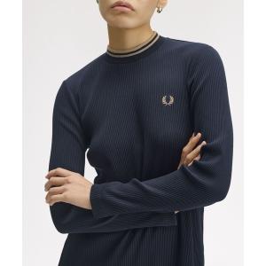 FRED PERRY（フレッドペリー） ワンピース TIPPED MOCK NECK RIBBED